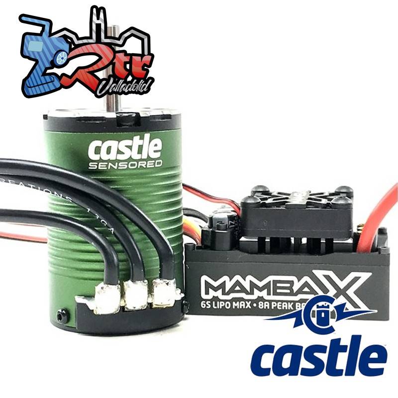 Combo Castle Mamba X SCT 25 2V 1 10 Motor Con Sensores 1410 3800