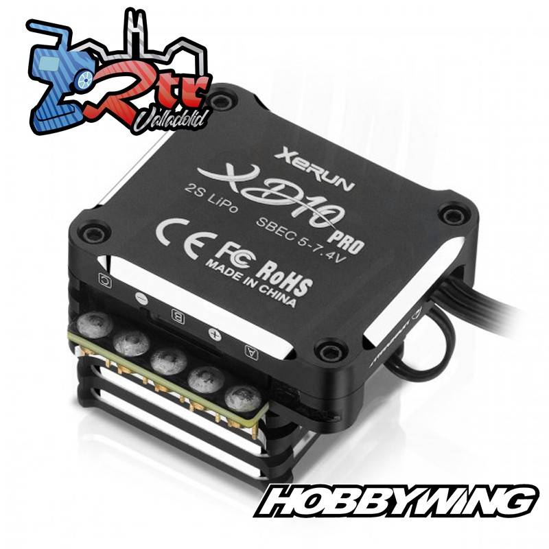 Hobbywing Xerun XD10 Pro Negro Brushless ESC 100A 2s LiPo