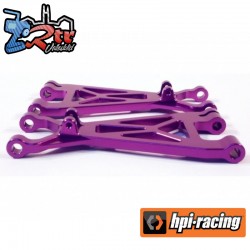 ALUMINIUM LOWER SUSPENSION ARM (PURPLE/1 PAIR)