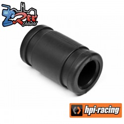 SILICONE EXHAUST COUPLING 15x25x40mm (BLACK)