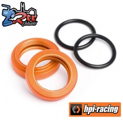 SHOCK ADJUSTER NUT 20mm (ORANGE/2pcs)