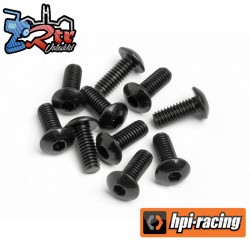 BUTTON HEAD SCREW M4x10mm (Hex Socket/10pcs)