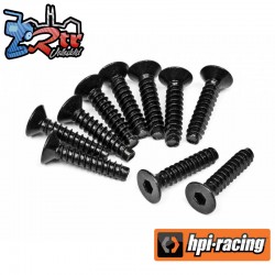 TP. FLAT HEAD SCREW M4x18mm (HEX SOCKET/10pcs)