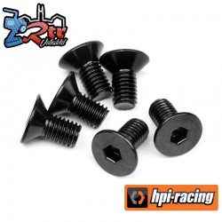 FLAT HEAD SCREW M5x10mm (HEX SOCKET/6pcs)