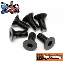 FLAT HEAD SCREW M6x14mm (HEX SOCKET/6pcs)