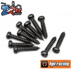 TP. Button Head Screw M2.6­12mm (10pcs)