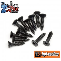 TP. Flat Head Screw M2.6x12mm (12pcs)