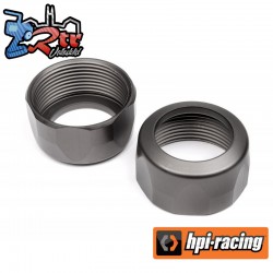 SHOCK CAP 20x12mm (GUNMETAL (2/pcs)