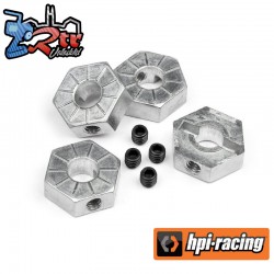 LOCKING HEX WHEEL HUB 12mm (4pcs)