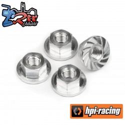 SERRATED FLANGE NUT M4x10.8mm (4pcs)