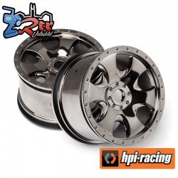 WARLOCK WHEEL BLACK CHROME (83X56MM/2PCS)