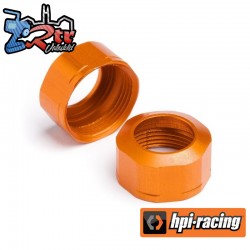 SHOCK CAP 12xM13x0.8mm (ORANGE/GROOVED/2pcs)