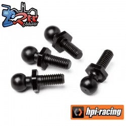 BALL STUD 4.7x14mm (BLACK/4pcs)