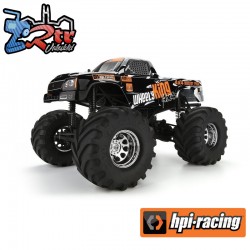 MINI GT-1 TRUCK PAINTED BODY (BLACK/GRAY)