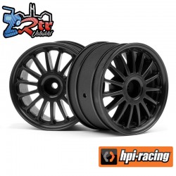 WR8 TARMAC WHEEL BLACK (2.2"/57X35MM/2PCS)