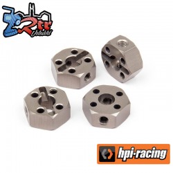 ALUMINUM LOCKING HEX WHEEL HUB (12mm/4pcs)