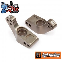 ALUMINUM REAR HUB CARRIER SET (0 DEG/HARD ANODIZE)