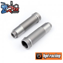 ALUMINUM SHOCK BODY SET (GUNMETAL/2PCS)