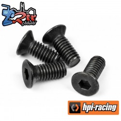 FLAT HEAD SCREW M4x10mm (HEX SOCKET/THIN TYPE/4pc)