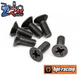 FLAT HEAD SCREW M3 x 8mm (6 pcs)