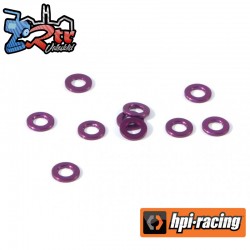 ALUMINIUM WASHER 3 X 6 X 0.75MM (PURPLE/10 PCS)