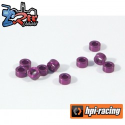 ALUMINIUM WASHER 3 X 6 X 3.0MM (PURPLE/10 PCS)