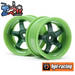 WORK MEISTER S1 WHEEL GREEN (3MM OFFSET/2PCS)