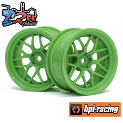 TECH 7 WHEEL GREEN 52X26X+6MM OFFSET (2PCS)