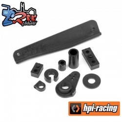 THROTTLE SERVO SAVER/SPACER MOUNT SET