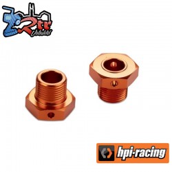 Hex Hub Adaptor 17mm (Orange/2pcs)