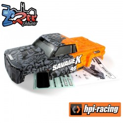 GT-6 Sportcab Painted Truck Body (Grey/Orange)