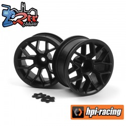 RTR WHEEL 26MM BLACK 9MM OFFSET/2PCS