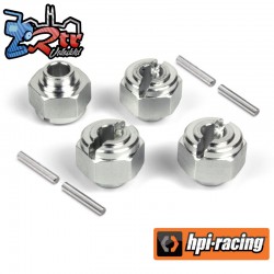 Machined Hex Wheel Hub 12mm 4pcs