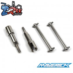 Maverick Steel Rear Driveshaft and Axle Set 2pcs