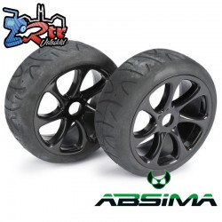 "Wheel Set Buggy ""7 Spoke / Street"" black 1:8 (2 pcs)"