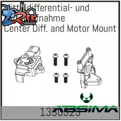 Center Diff. and Motor Mount