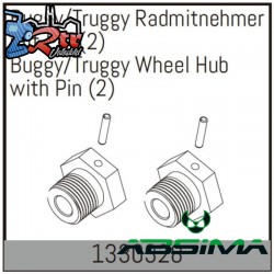 Buggy/Truggy Wheel Hub with Pin