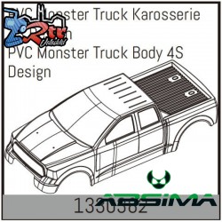 PVC Monster Truck Body 4S Design