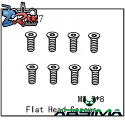 Flat Head Screw M2.5x8