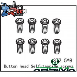 Button Head Screws - Selftapping M2.5*8