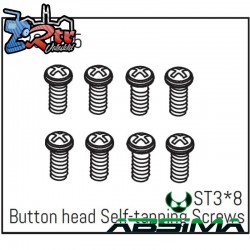 Button Head Screws - Selftapping M3*8