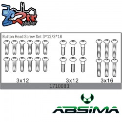 Button Head Screw Set 3x12/3x16