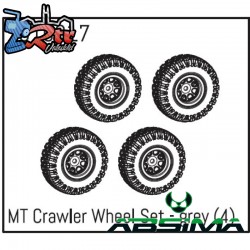 MT Crawler Wheel Set - grey 4 un