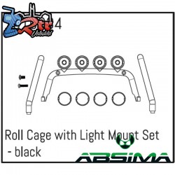 Roll Cage with Light Mount Set - black