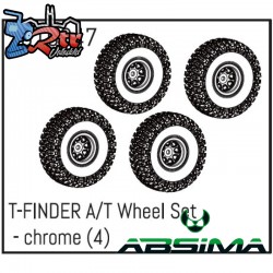 T-FINDER A/T Wheel Set - chrome 4 un