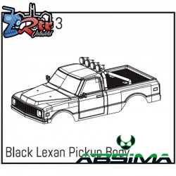 Black Lexan Pickup Body