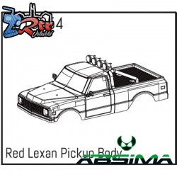 Red Lexan Pickup Body