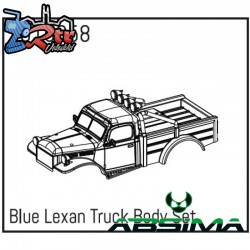 Blue Lexan Power Wagon Body Set