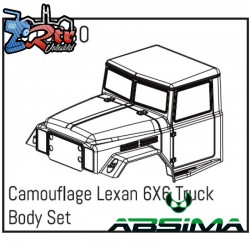 Camouflage Lexan 6X6 Truck Body Set