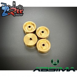 Optional Brass Wheel Hex Hubs 11g - PRO Crawler 4un